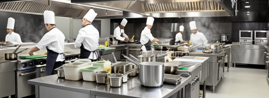 The Grand Bistro kitchen